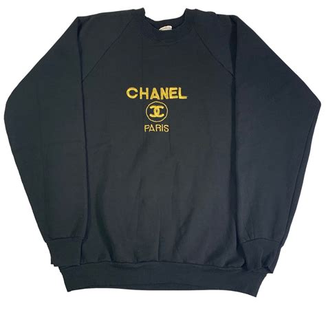 blue chanel sweatshirt|chanel sweatshirt usa.